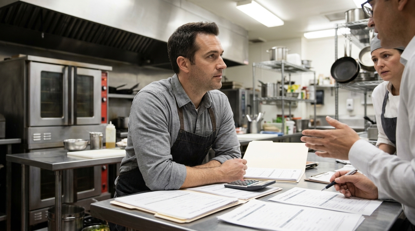 Illustration: Securing Commercial Kitchen Equipment Loans with Bad Credit in 2026